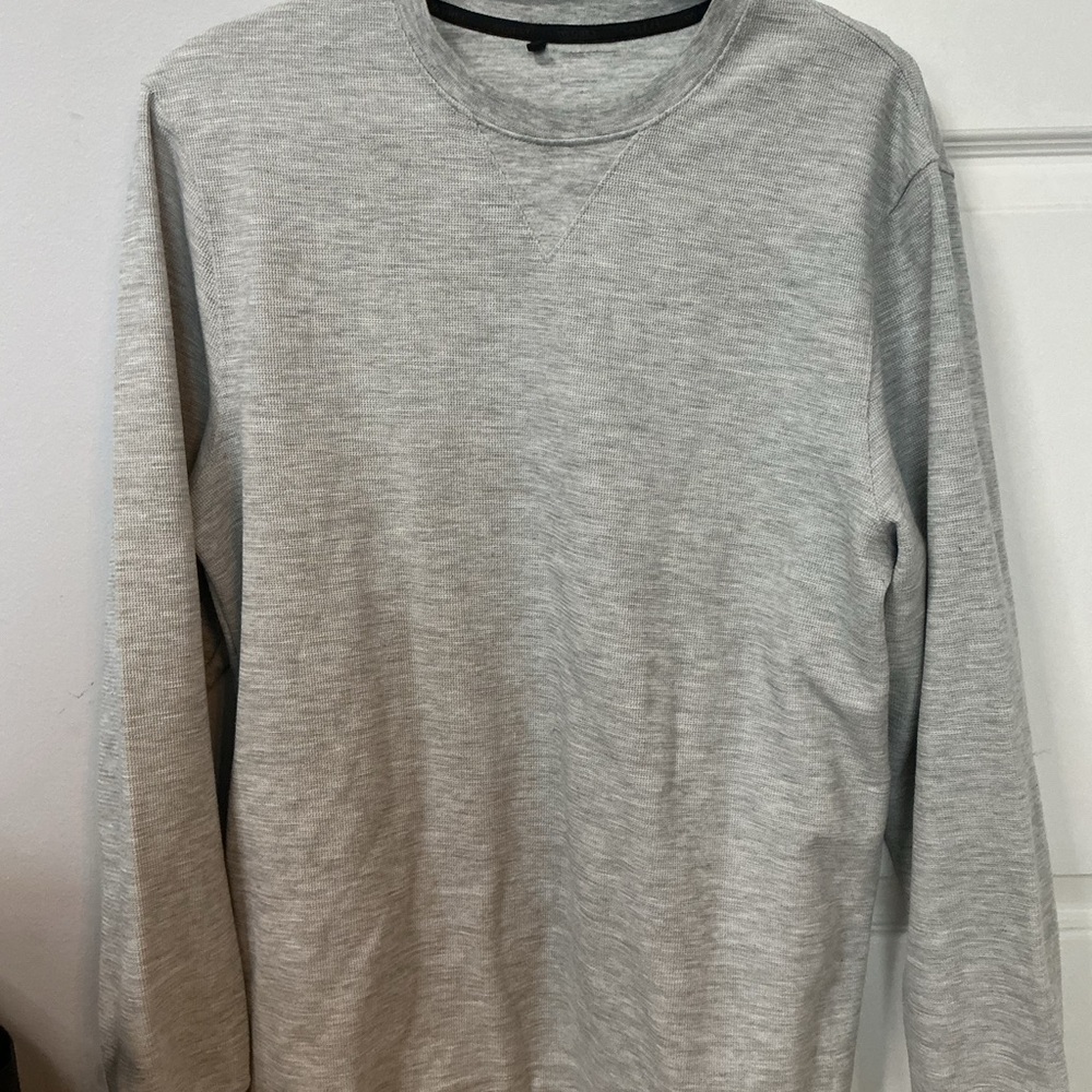 Men's Gray Crew Neck Shirt